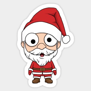 Chibi Santa Sticker